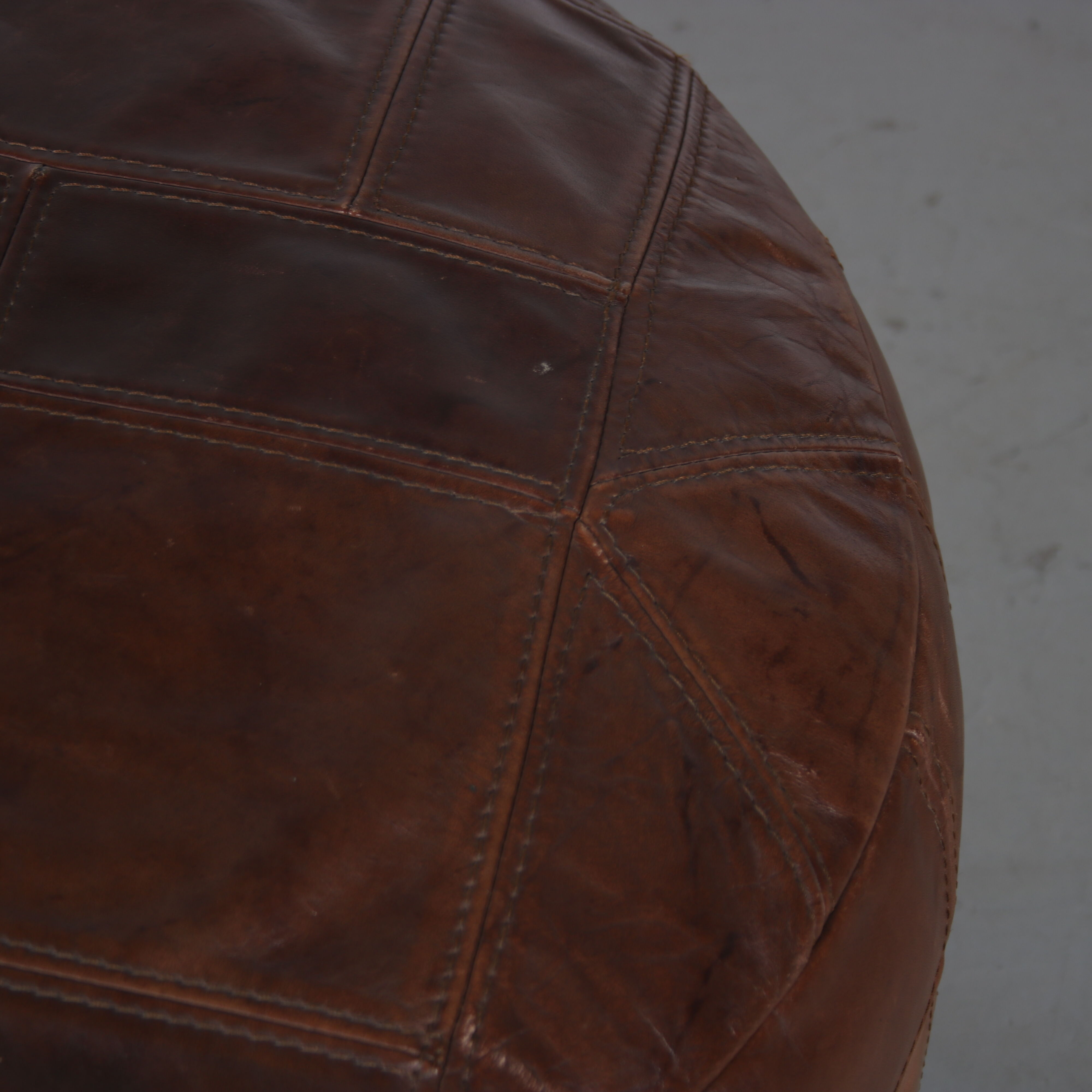 1970s Patchwork pouf, Switzerland