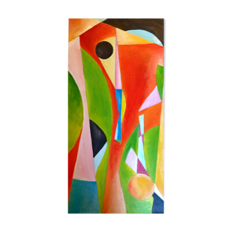 Contemporary acrylic painting
