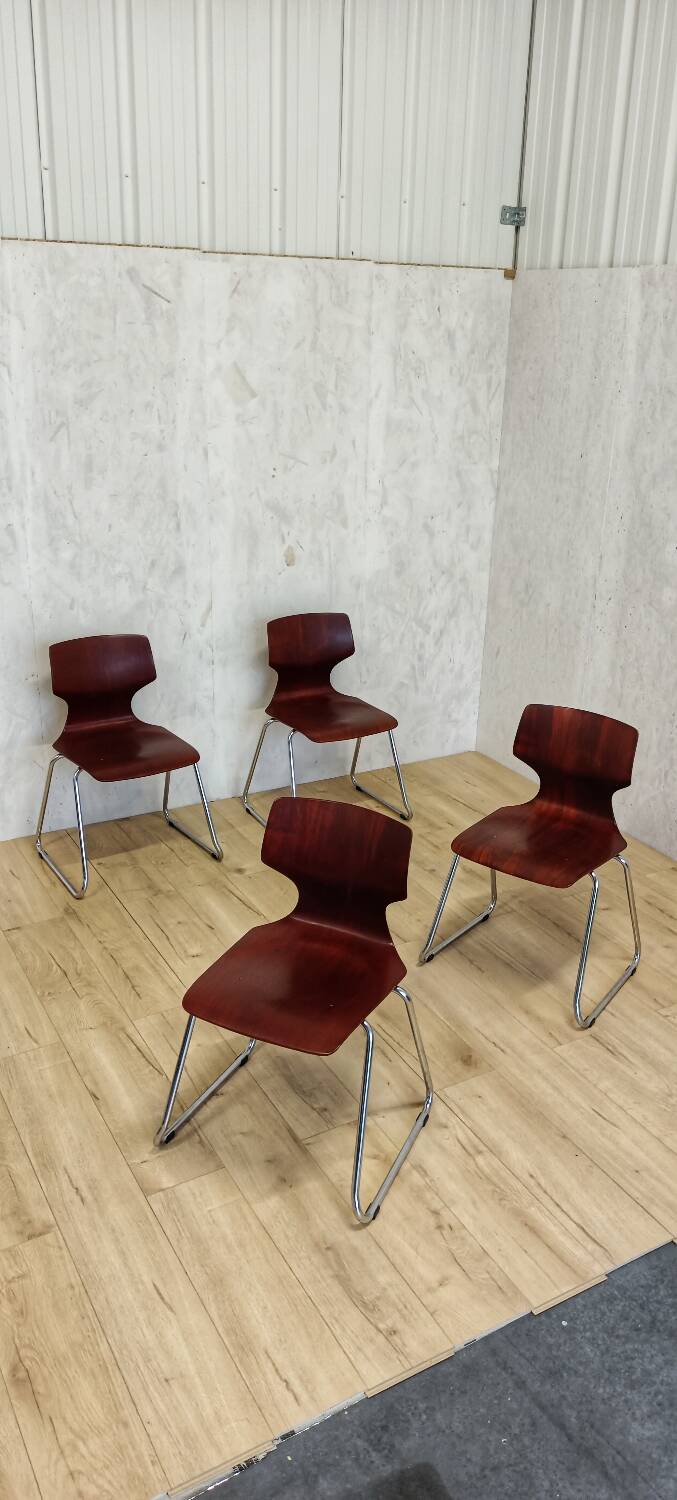 4 Pagholz chairs