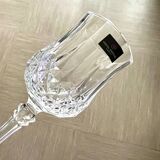 Lot 12 verres à pieds cristal d’ arques neufs « Longchamp »