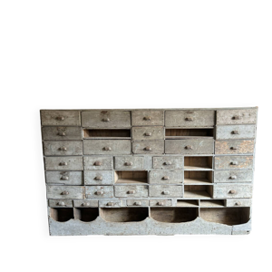 Ancien meuble de quincaillerie,
