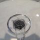 Baccarat crystal wine glass 12cl model Genova lined Amethyst 19.1cm