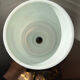 Opaline vase flowers Napoleon lll