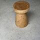 Stool, side table, end table in natural solid mango wood.