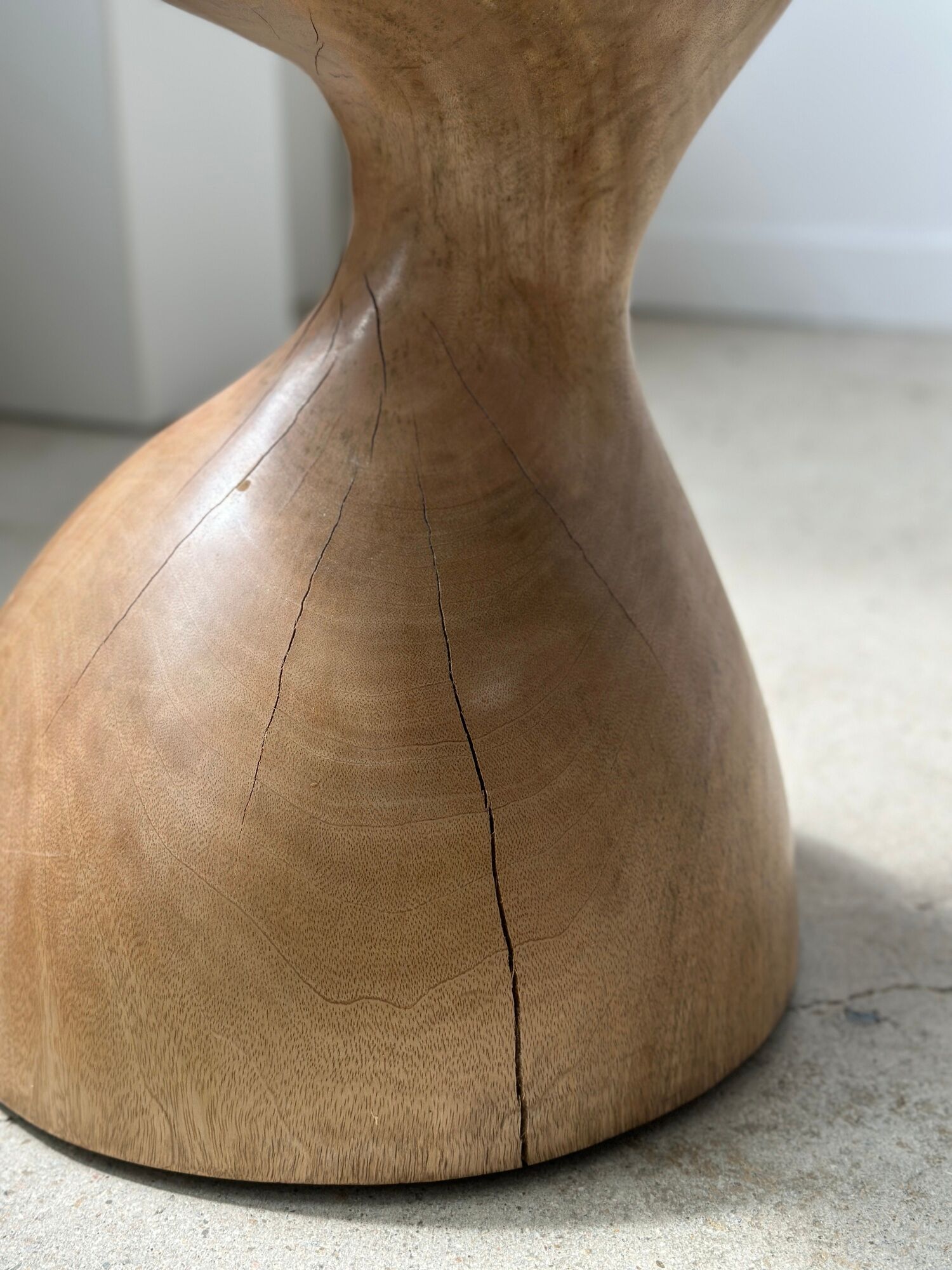 Solid wood sofa end