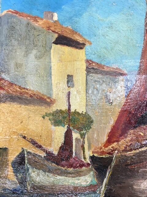 Marine oil on canvas, 1970s