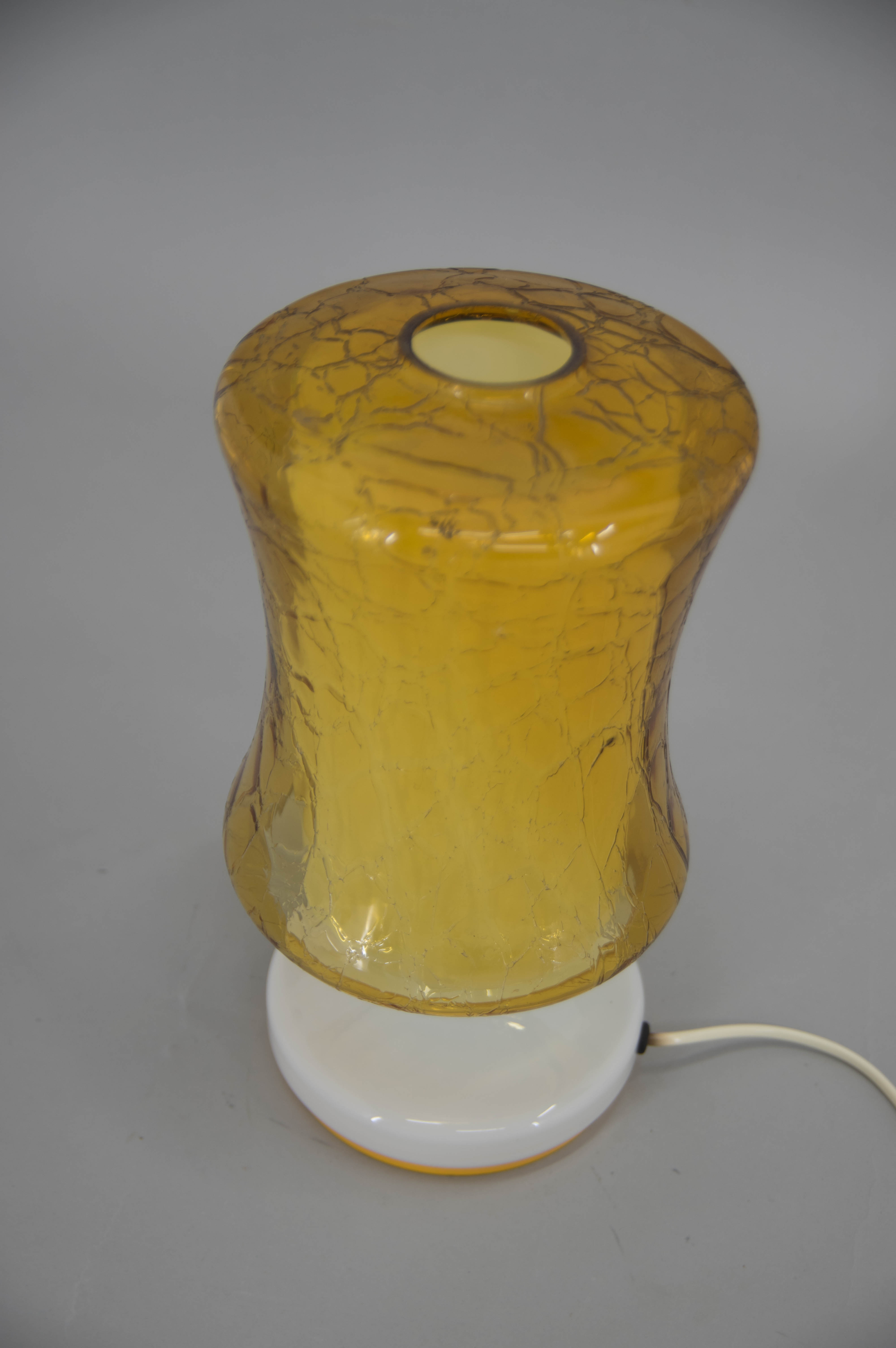 Mid-Century All Glass Table Lamp, 1970s