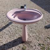 Vintage 70s Pink Washbasin