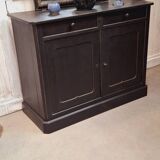 Antique black sideboard