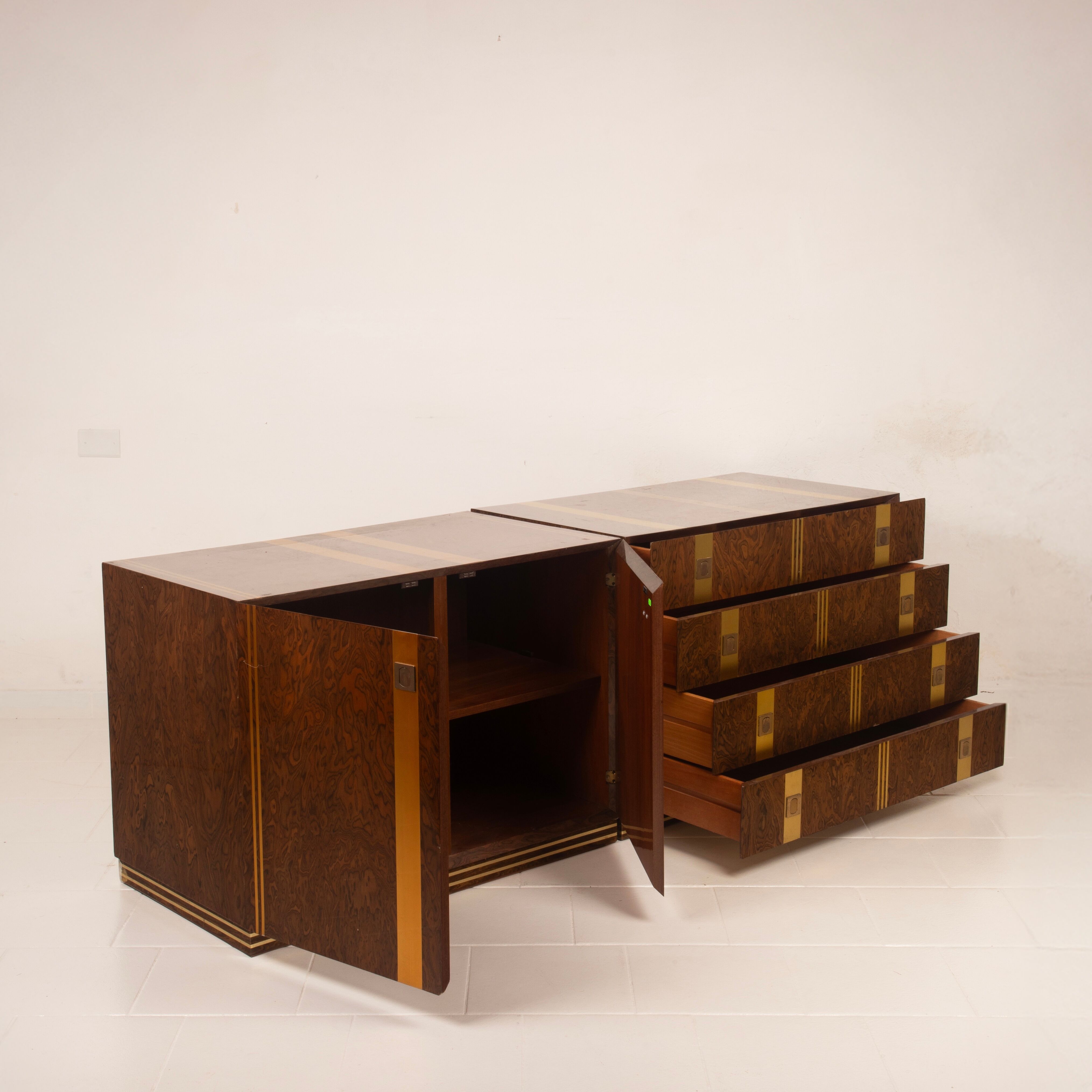 Cabinet and Chest of Drawers by Angelo Gaggioli for Gaggioli Roma, 1970s
