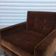 Pair of armchairs and his ottoman, circa 1970