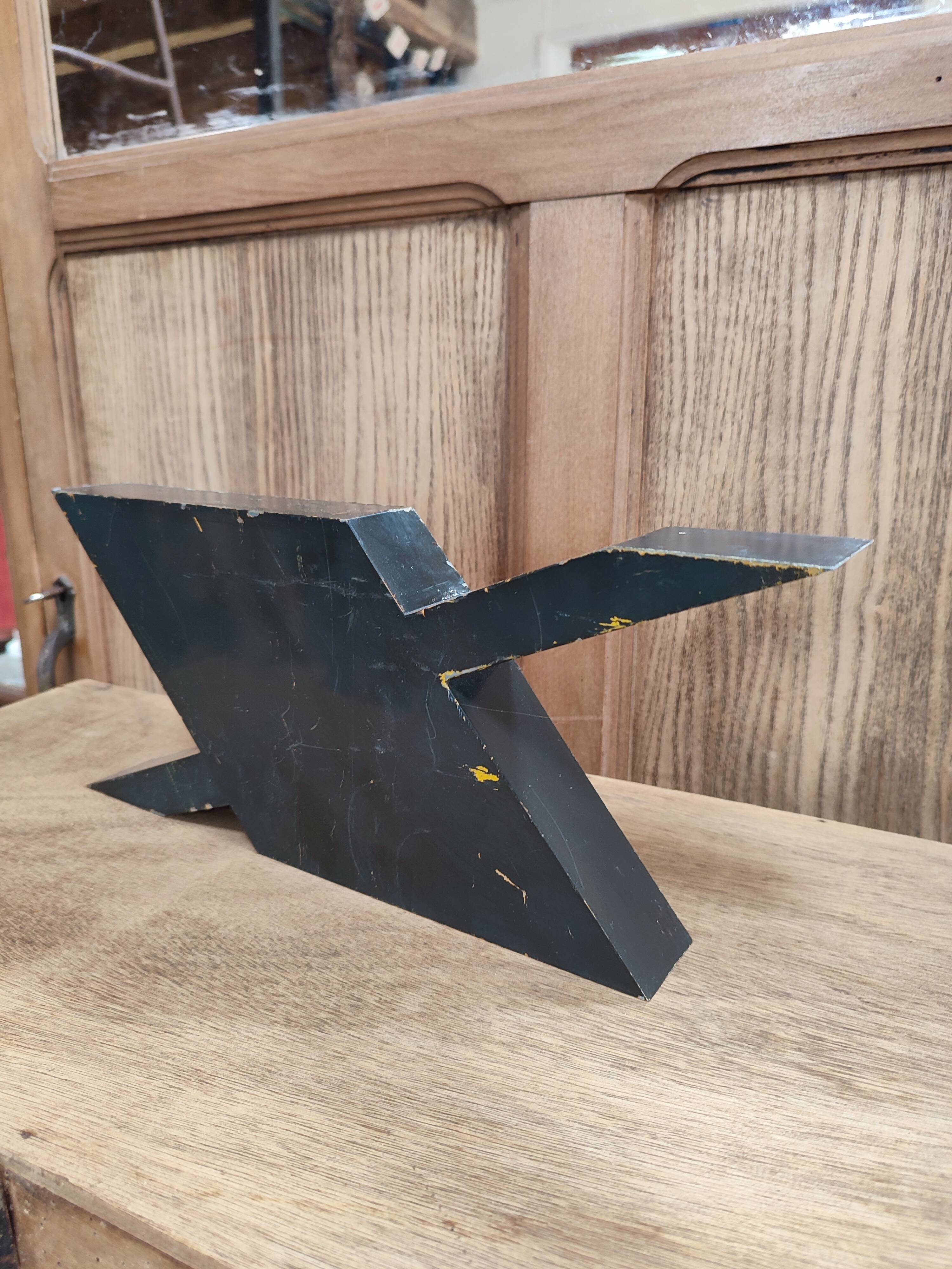 Vintage sign letter X year 50