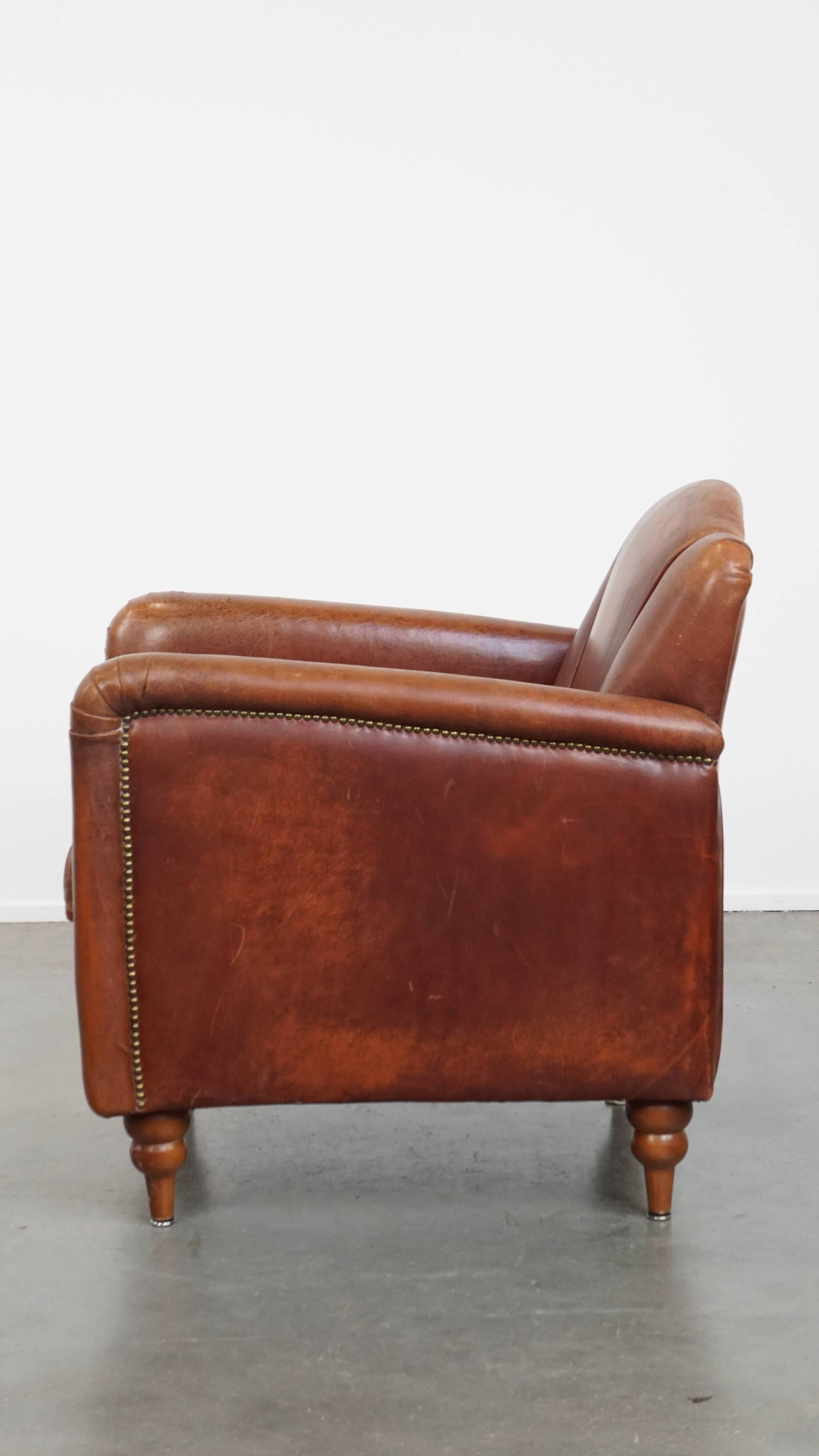 Sheepskin Art Deco Armchair