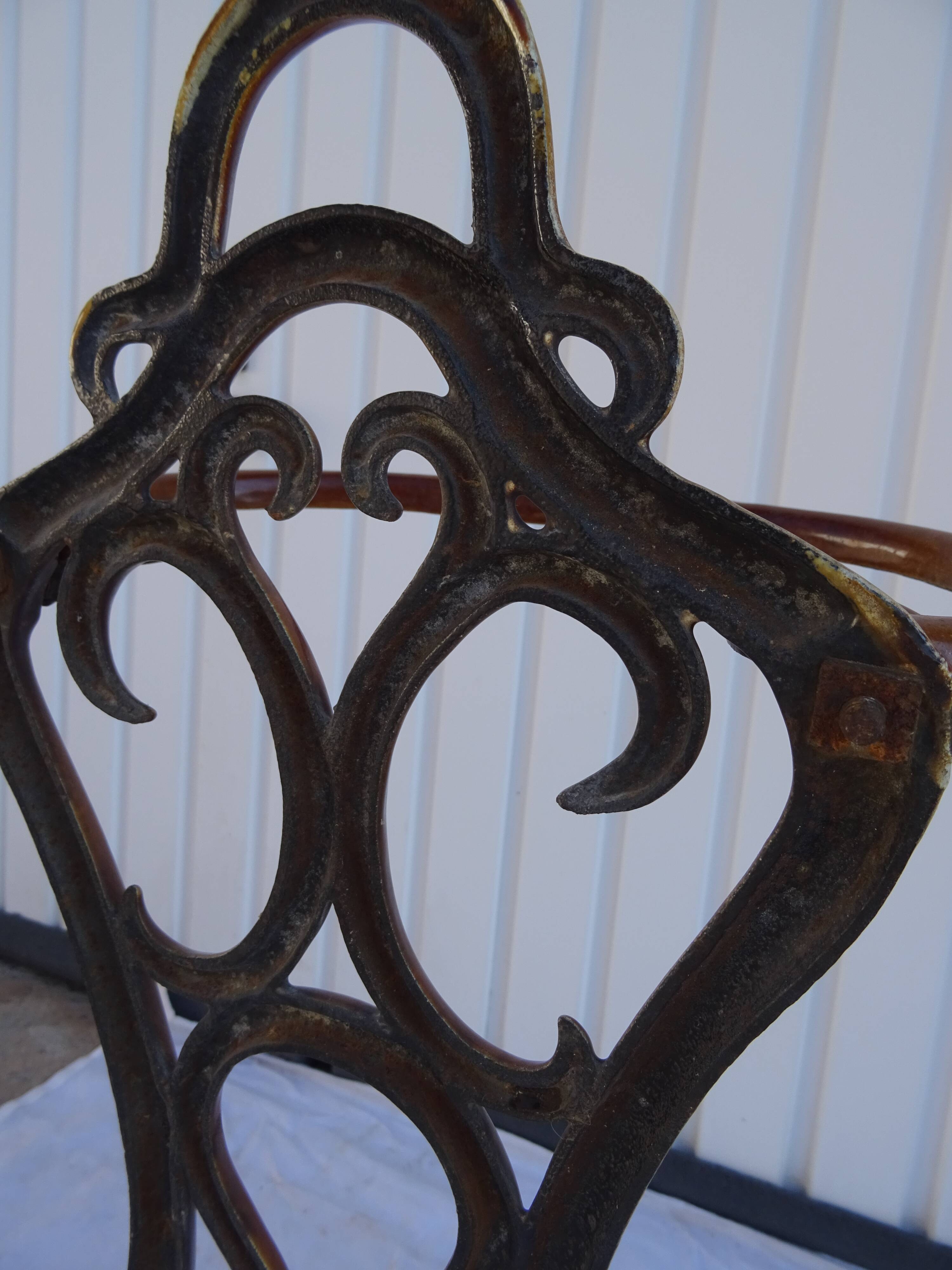 Audemar Guyon bistro enameled cast iron umbrella stand in Dole Jura France