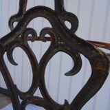 Audemar Guyon bistro enameled cast iron umbrella stand in Dole Jura France