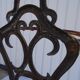 Audemar Guyon bistro enameled cast iron umbrella stand in Dole Jura France