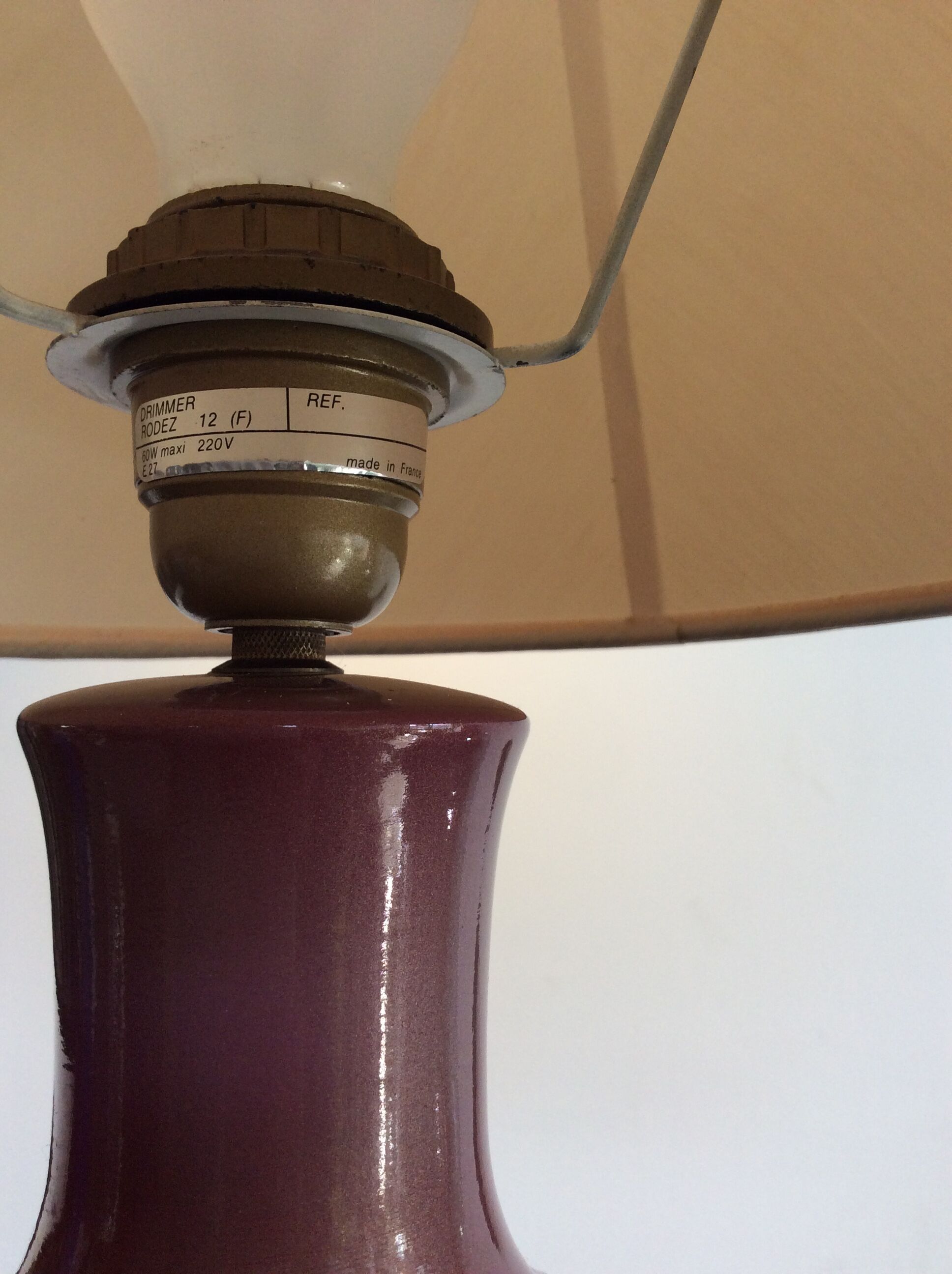 Vintage Louis Drimmer lamp from the 70s