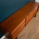 Retro 1960s Long White & Newton Teak Sideboard With Sliding Doors