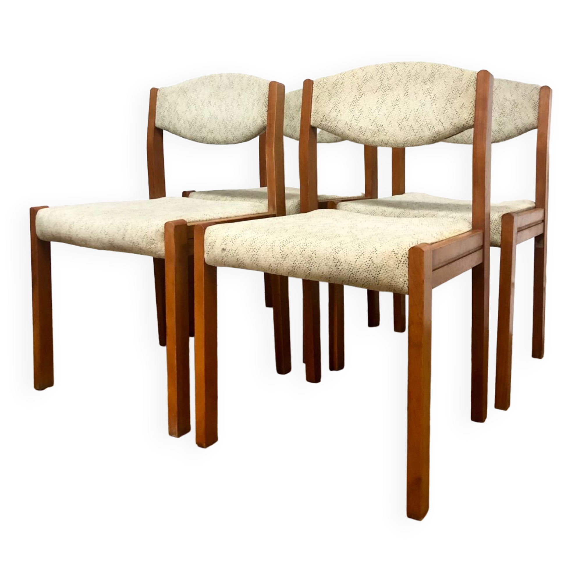 Set of 4 vintage Scandinavian chairs
