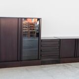 IBISCO display cabinet - set of 4 modular modules, 1970s