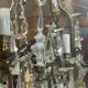 6-light chandelier in bronze and cut crystal from the early 20th century - 1mx50cm