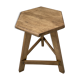Oak tripod stool