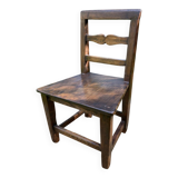 Old wooden children's chair
