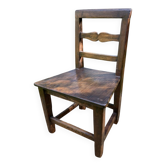 Old wooden children's chair