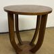 Art deco wooden pedestal table / side table