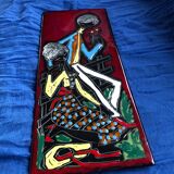 Italian Ceramic Wall Mural Loving Couple San Marino