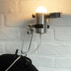 Adjustable metal clip lamp, fan, 1980s