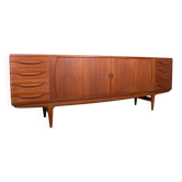Grande enfilade Danoise en Teck modèle U15 par Johannes Andersen 1965.
