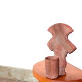 Anthropomorphic Mexican terracotta vase, 70s