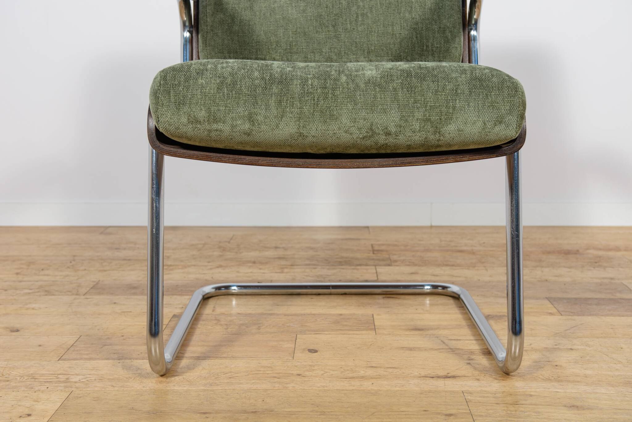 Chrome and Teak Chairs by Gordon Russell, United Kingdom, 1970s, Set of 4