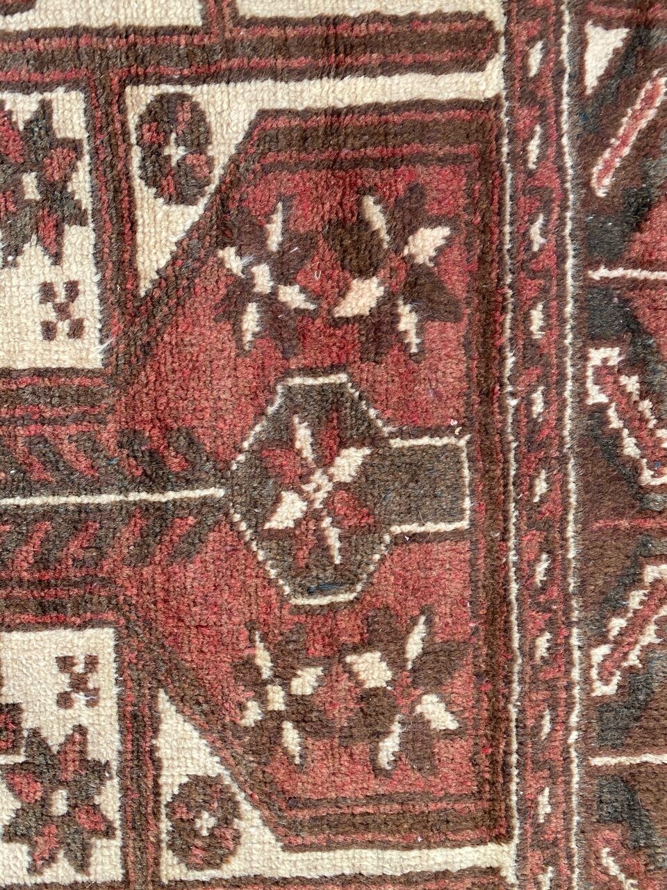 Vintage persian carpet hamadan 128x212 cm
