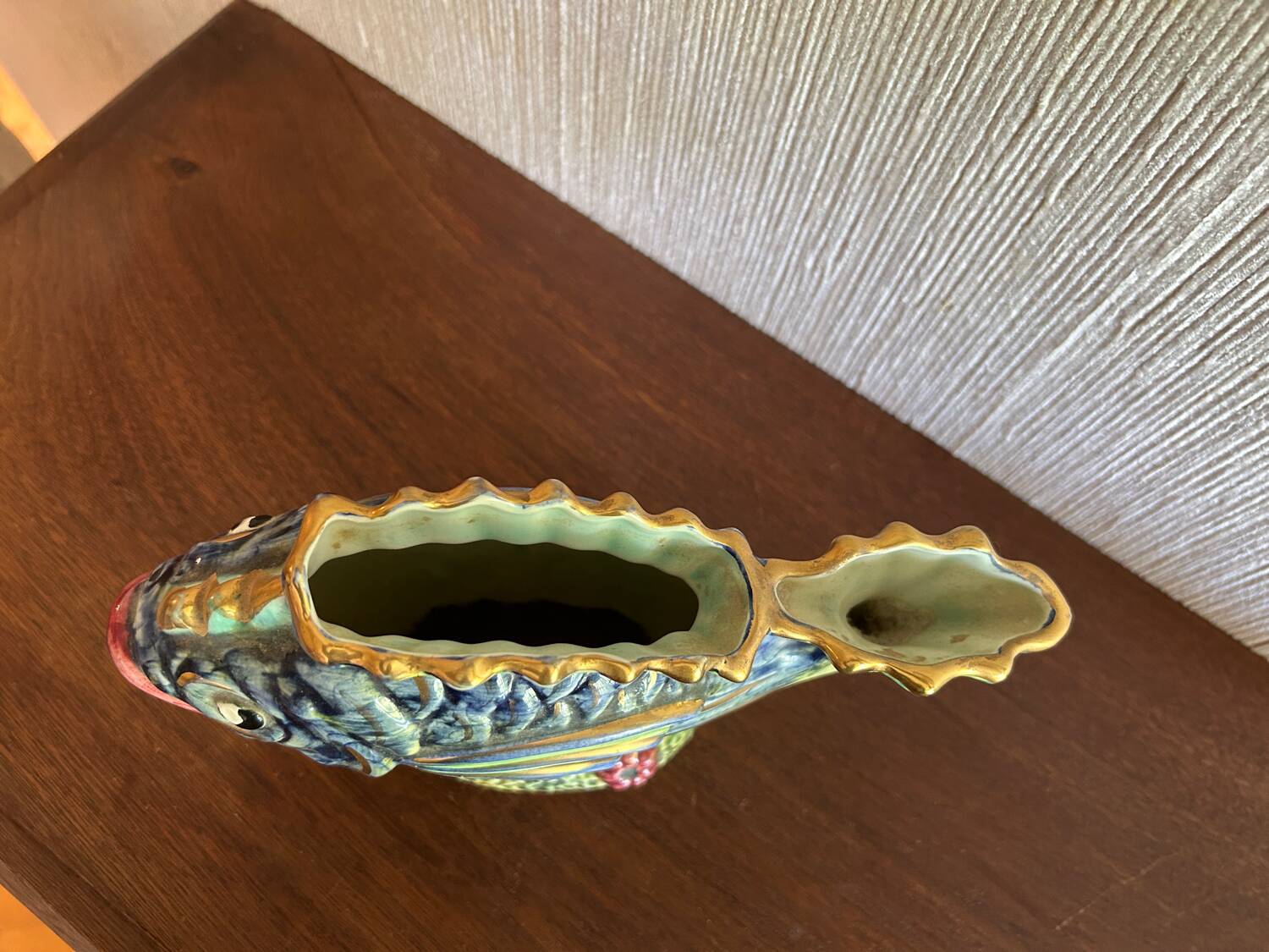 Ceramic fish vase