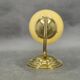 Czech Art Deco Brass and Champagne Glass Wall Light 1930s