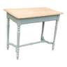 Louis xvi style side table raw wood green Luxembourg