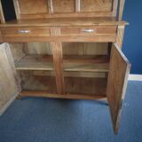 Two-body elm sideboard