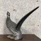 Black lacquered ceramic from the Art Deco period: bird signed Jean