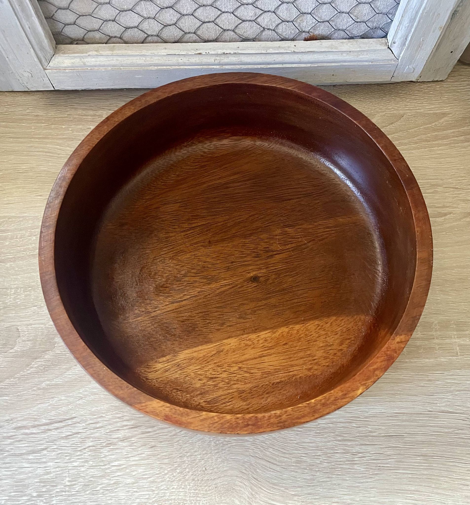Coupe saladier en teck vintage 2,5l