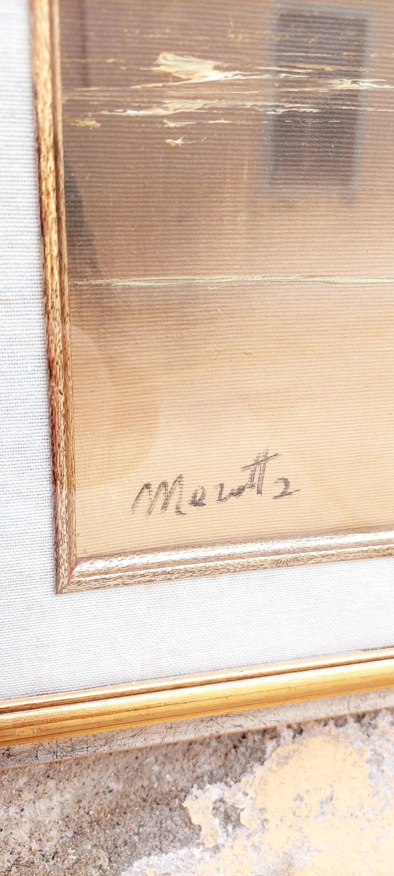 Paysage de Marotta, huile sur toile, fin du XXe siècle