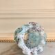 Vase verre moucheté verreries de Clichy Pantin