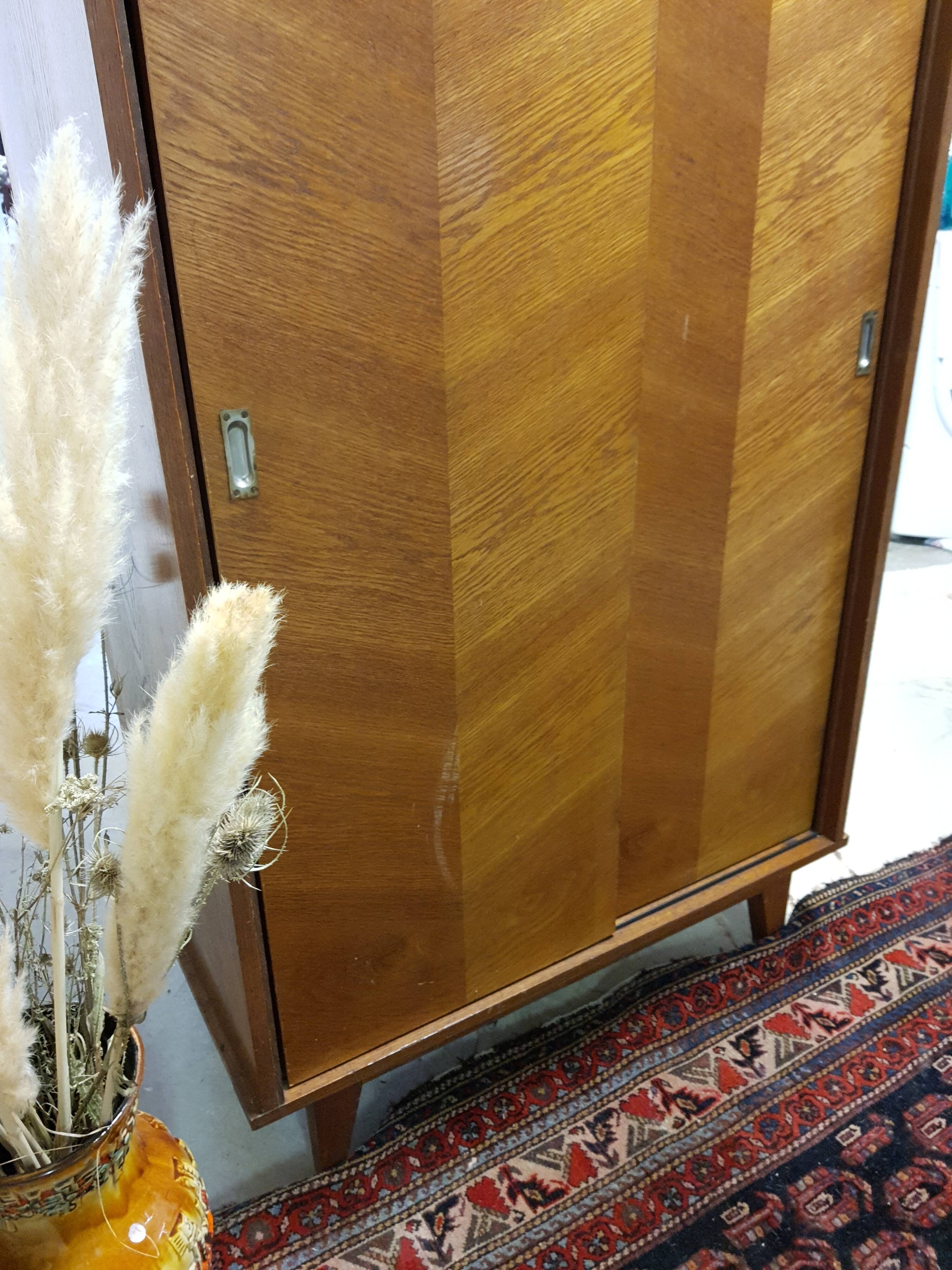 Vintage cabinet sliding doors
