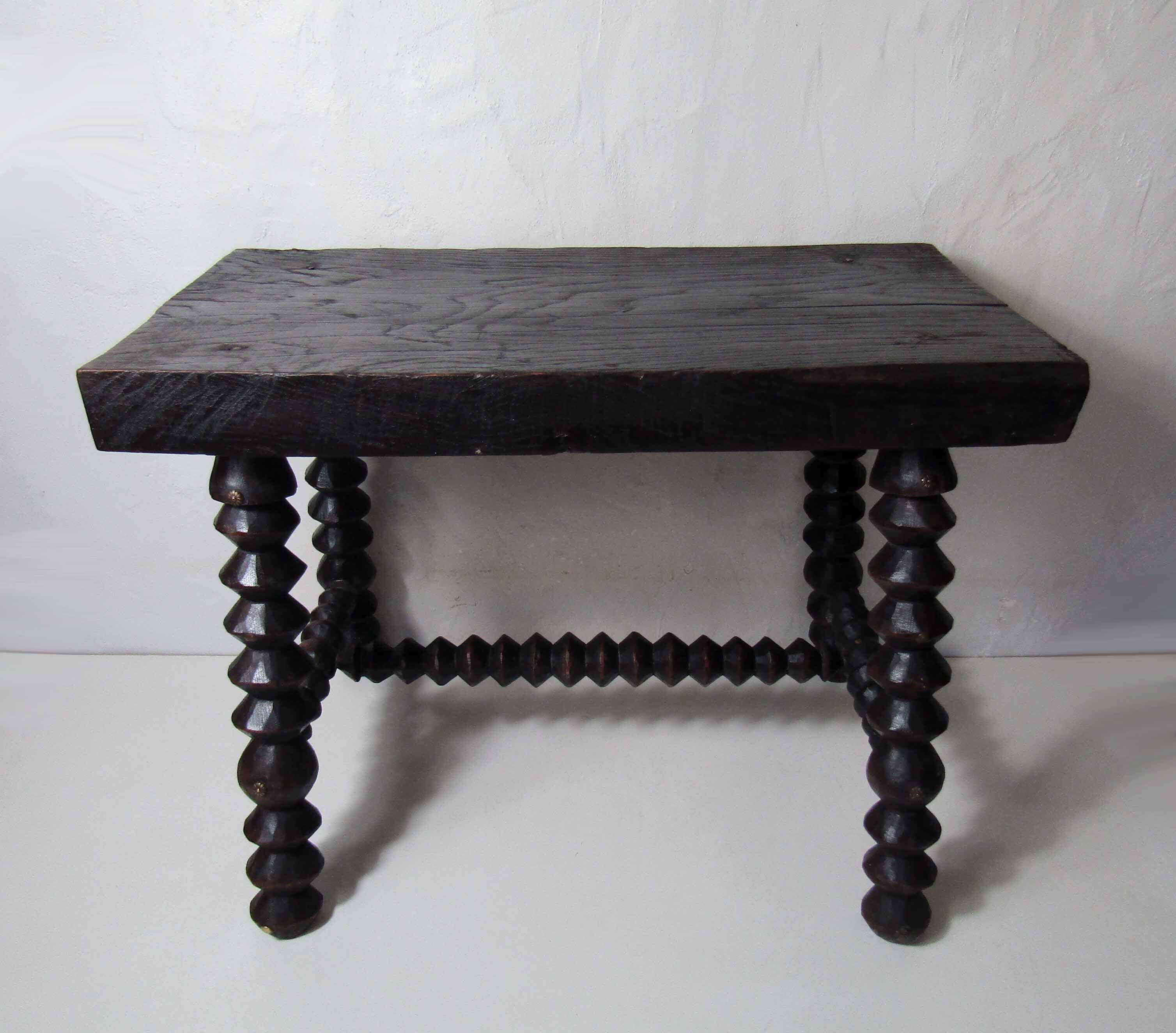 Breton folk art stool