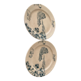 Pair of dessert plates