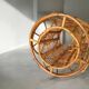 60s rattan pendant light