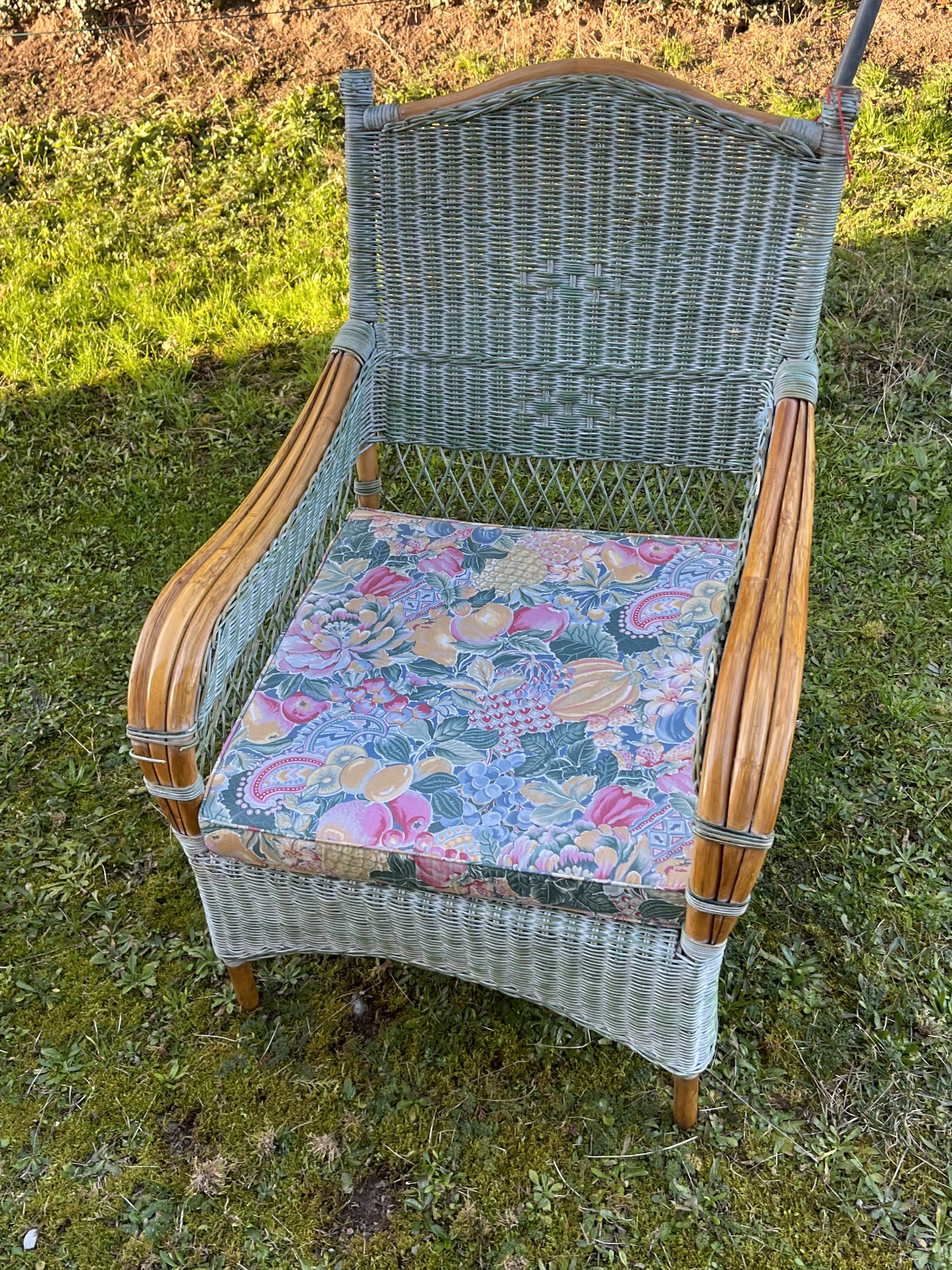 Rattan garden furniture