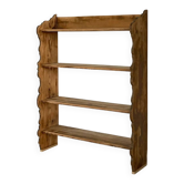 Raw wood shelf
