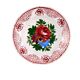 Antique majolica ceramic plate, France, 20th century